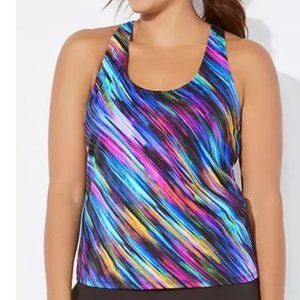 Racer Back Signal Tankini Top Swimsuits For all